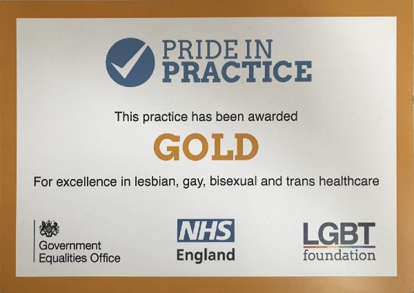 Image of Pride In Practice Award